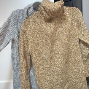 2 H&M turtle neck knit sweaters